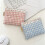 Flower Sanitary Holder Napkin Storage Organizer with-Blue Grid 3