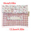 Flower Sanitary Holder Napkin Storage Organizer with-Blue Grid 6