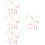 4Sets Roze Plastik Sieraden Set Voor Comfortabel Schoon 9