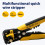 High Accuracy Alloy Steel Wire Stripper Tool For Various-Yellow 3