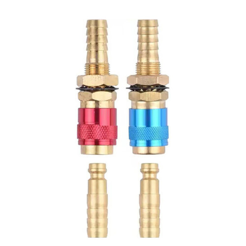 2PCS M6/M 8/M10 Brass Rapid Disconnects Couplers for-    C