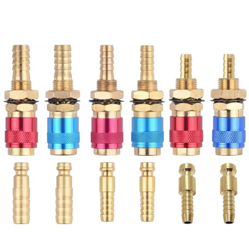 2Pcs M6/M 8/M10 Brass Quickly Connect Adapters-    B 1