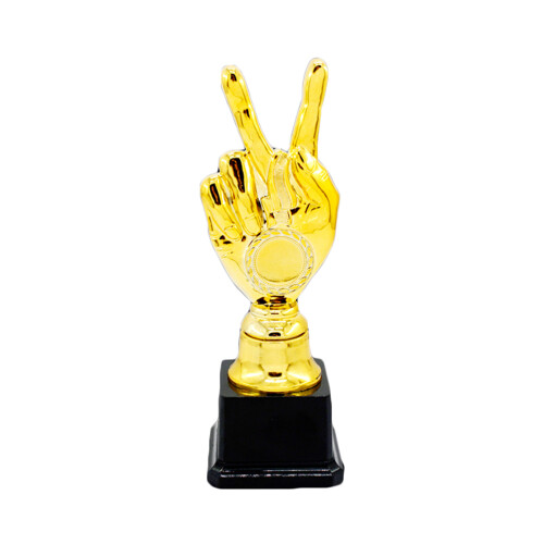 3St Plastic Cup Goudkleurig Kinderprijs En Sport