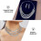 2Sets Glanzende Ketting Oorbellen Bruidsjuwelen 7