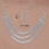 2Sets Glanzende Ketting Oorbellen Bruidsjuwelen 4