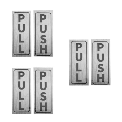 6St Zelfklevende Push Pull Deurborden PVC Voor Schuifdeuren 2