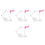 4Sets Draagbare Plastic Displaystandaard Voor Actiefiguren En 10