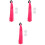 3St Roze Helm Vlecht Decor Motorhelm Accessoires Design 3