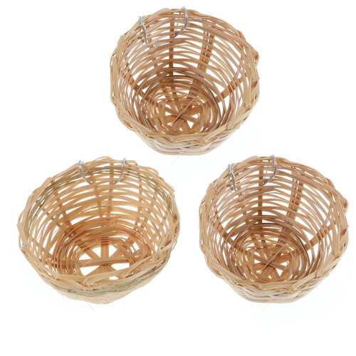 3St Bamboe Hanger Khaki Nest Huisdieren 1