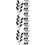 36St Veer Collar Clips Rvs Barbell Sluiters Grip Multi 8