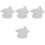 4St Stansmallen Kerstbel Van Koolstofstaal, , Voor DIY Embossing 3