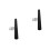 2St Zwarte Compacte Universele Auto Antenne Abs+metaal Voor 6