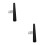 2St Zwarte Compacte Universele Auto Antenne Abs+metaal Voor 7