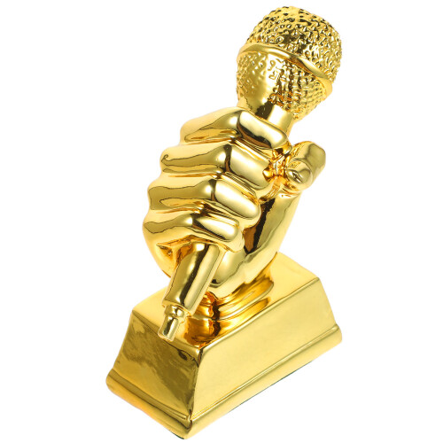 3St Resin Microfoon Trophy Kinderwedstrijd Voor Thuis 1