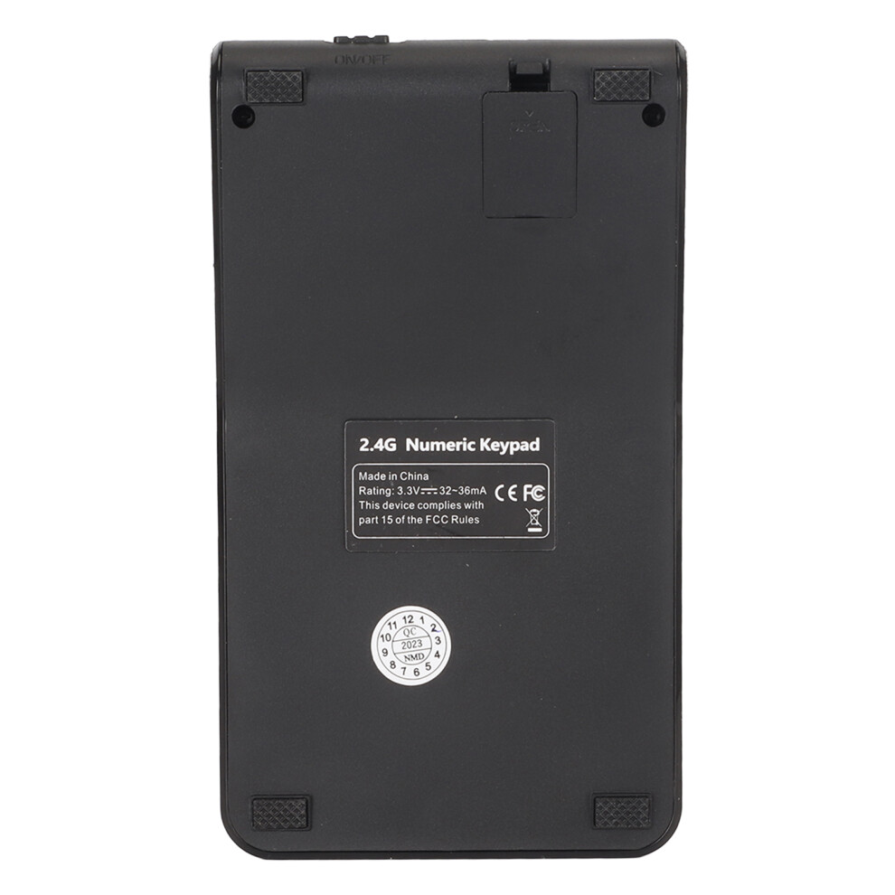 Wireless 2.4G Numeric Keypad With Screen, 19 Keys, 32.8Ft Range 4951370636824