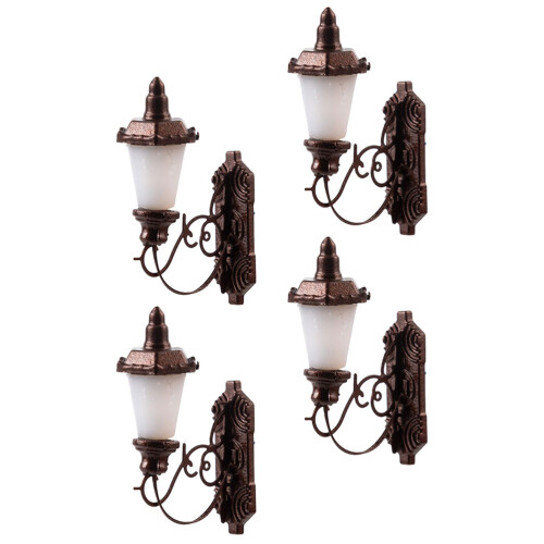 8St Tiny Mini Wandlamp Model Multi-Kleur Decoratie Voor Mini Huis