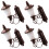 8St Tiny Mini Wandlamp Model Multi-Kleur Decoratie Voor Mini Huis 10