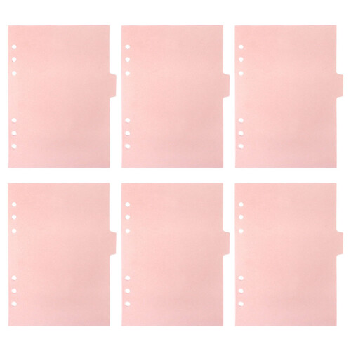60St Roze Plastic Notepad Dividers Voor Gemakkelijk Sorteren 1