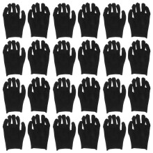 60Paren Zwarte Katoenen Handschoenen Voor Bescherming En Werken