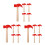 15St Montessori Rood, Educatief Speelgoed Bouwset Kind 8