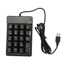 Wired Number Pad for Office And Home, USB Wired Number Pad with Quiet Soft Touch, Suitable for Accounting, Finance, And Gaming