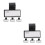 8Stk Namensschilder Aus ABS Bunte Id Clips 10