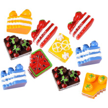 20Stk Fake Kuchen Charms, Resin DIY Zubehör Farben