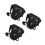 3Stk Multifunktionale Biker Bein Aus Polyester Eva PU Schwarz 6
