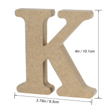 3Stk Holzalphabet Umweltfreundlichem Kiefernholz