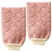 6Stk Rosa Peeling Badehandschuhe Duschhandschuhe Mehrzweck