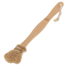 4Ud Cepillos De Loofah Para Té Con Mango De Madera Khaki Para Cocina