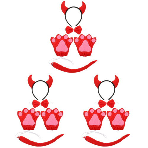 3Jgo Accesorios De Cuernos De En Para Cosplay 2