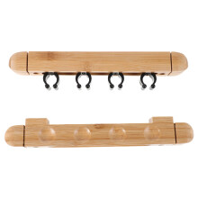 1Jgo Porta Tacos De Billar De Madera Maciza Montaje En Pared Caqui