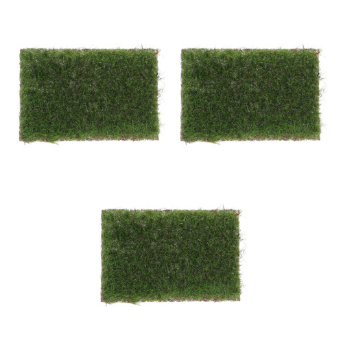 3Ud Césped Miniatura Artificial Para Dioramas Y Decoración Interior 2