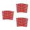150Ud Roja, Adhesiva Para Esmalte Sin Derrames 10