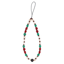 2Stk Multi Kristall Beaded Phone Strap Bohemia Stil Handy Lanyard