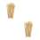200Ud Varillas Decorativas De Bambú Beige Para Faroles DIY 8