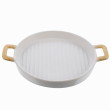 1Ud Cerámico Para Postres Y Ensaladas Estilo Simple