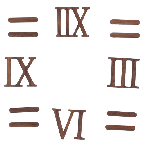 48Ud Kit DIY Números De Pared En Madera Con Numeración 2