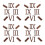 48Ud Kit DIY Números De Pared En Madera Con Numeración 7