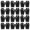 60Pares Guantes De Negros Protección Duraderos Cómodos 1