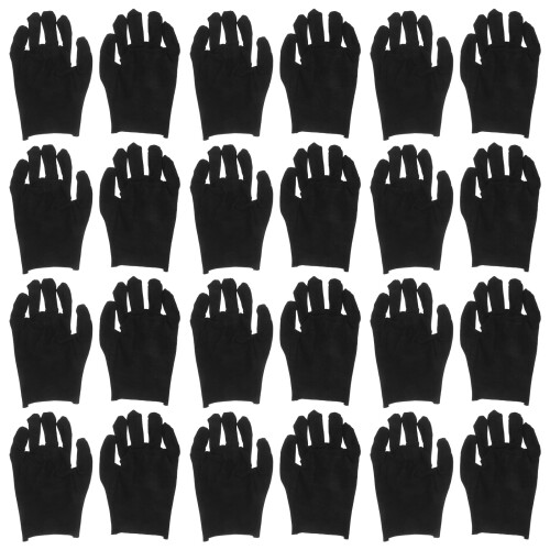 60Pares Guantes De Negros Protección Duraderos Cómodos