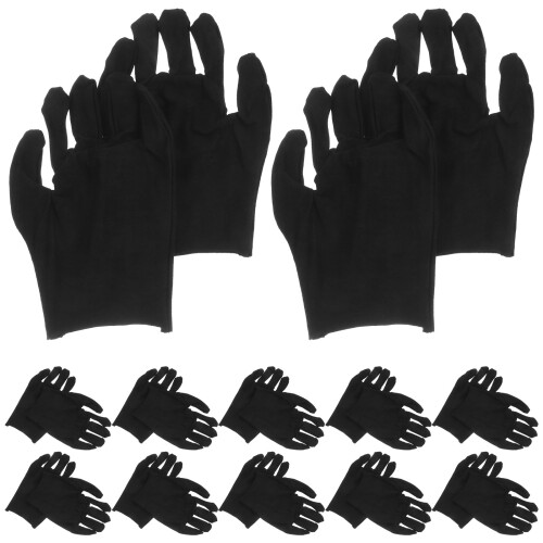 60Pares Guantes De Negros Protección Duraderos Cómodos 2