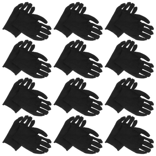 60Pares Guantes De Negros Protección Duraderos Cómodos 1