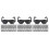 600Ud Mini Gafas Negras De Plástico Para Muñecas Uso En DIY Y 9