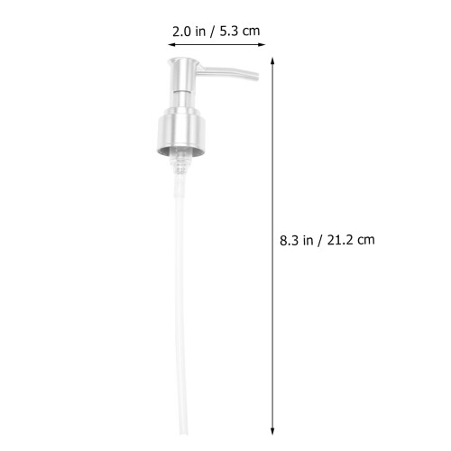 4Ud Accesorios Botella Plata Cabezal Bomba Y Duradero 1
