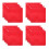 16Pièces Drapeaux En PVC Rouge Pour Avertissement 8