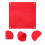 16Pièces Drapeaux En PVC Rouge Pour Avertissement 11