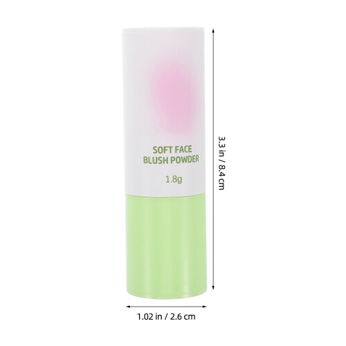 2Pièces Blush Stick Mat Corail Orange Texture Fine Pour Naturel 1