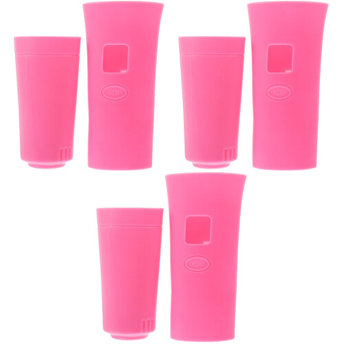 3Conjuntos Capa Protetora De Silicone Rosa Para Ktv 2
